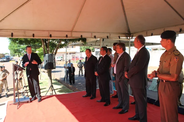 O secretário de Defesa Social, Rômulo Ferraz, presidiu a solenidade de inauguração da Aisp