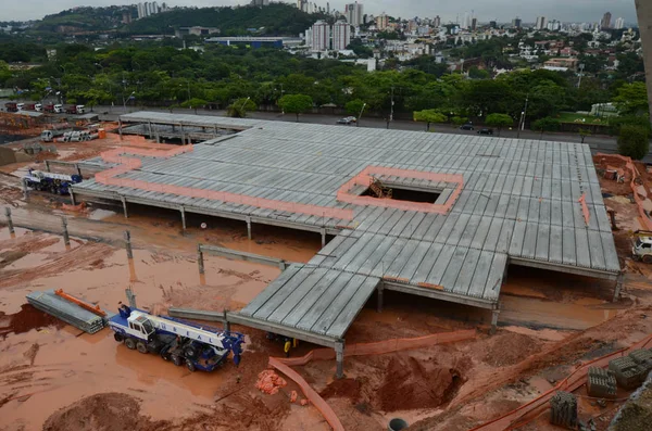 Em 2011, foi demolida parte da arquibancada e o campo foi rebaixado em mais de 3 metros