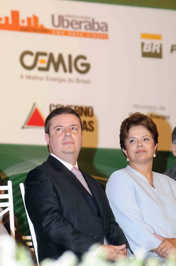 Governador Antonio Anastasia e a presidente Dilma Rousseff