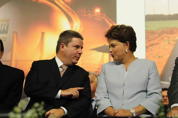 Governador Antonio Anastasia e a presidente da República, Dilma Rousseff