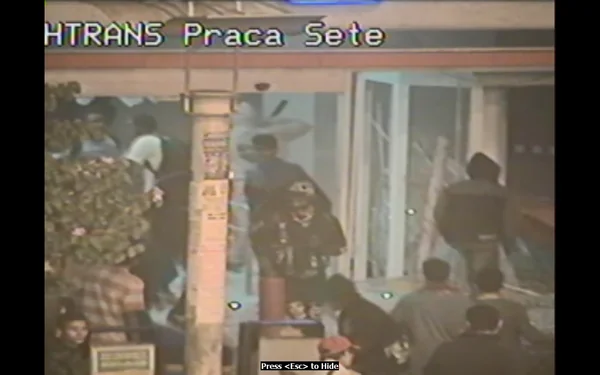 Imagens das reproduções de câmeras de segurança captadas pela Polícia Civil