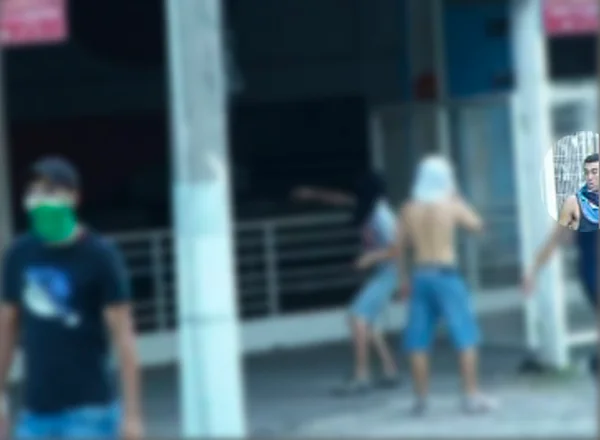 Imagens das reproduções de câmeras de segurança captadas pela Polícia Civil