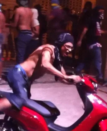 Imagens das reproduções de câmeras de segurança captadas pela Polícia Civil