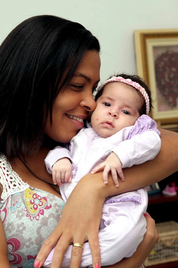 Patrícia foi orientada a fazer o exame na maternidade Israel Pinheiro, do Ipsemg, onde deu a luz