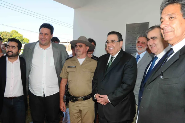 Alberto participou da inauguração da nova sede da Polícia Ambiental e de Trânsito de Araguari