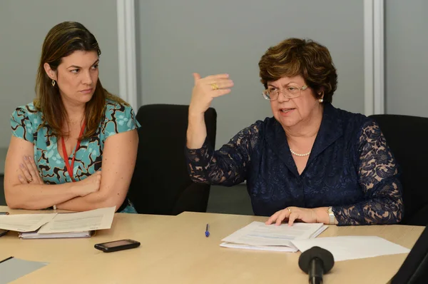 Em entrevista coletiva, Fernanda Neves e Ana Lúcia Gazzola falaram sobre o reajuste