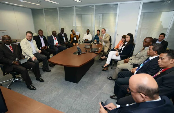 Os representantes estrangeiros puderam conhecer o sistema mineiro e compartilhar experiências
