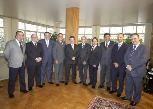 Governador Anastasia e deputados do PTB se reuniram em Belo Horizonte