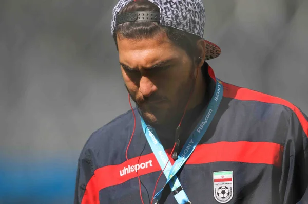 Equipe realizou o reconhecimento do gramado no Mineirão