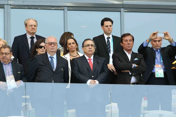 Governador Alberto Pinto Coelho acompanhou o duelo entre as seleções da Argentina e Irã no Mineirão