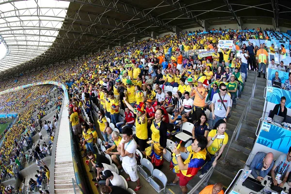 Mineirão já recebeu quatro partidas da Copa do Mundo 2014; a primeira foi entre Colômbia e Grécia
