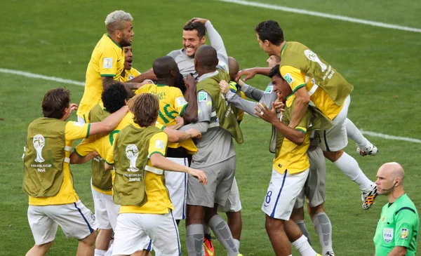 O goleiro Júlio César foi decisivo na cobrança de pênaltis e ajudou a seleção a garantir a vaga nas 