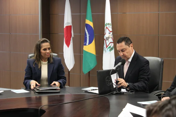 A solenidade, realizada no Palácio Tiradentes, contou com a presença de autoridades