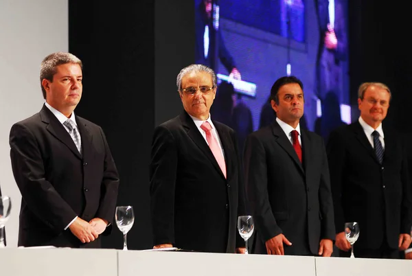 Antonio Anastasia, Robson Braga de Andrade, Aécio Neves e Marcio Lacerda