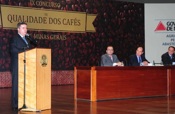 Antonio Anastasia durante pronunciamento no encerramento do Concurso Estadual de Qualidade dos Cafés