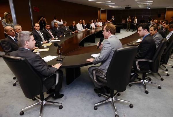 Deputado Duarte Bechir (PSD) e prefeitos