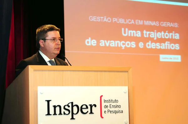 Anastasia durante abertura do primeiro ciclo de palestras Lideranças inovadoras na Gestão Pública