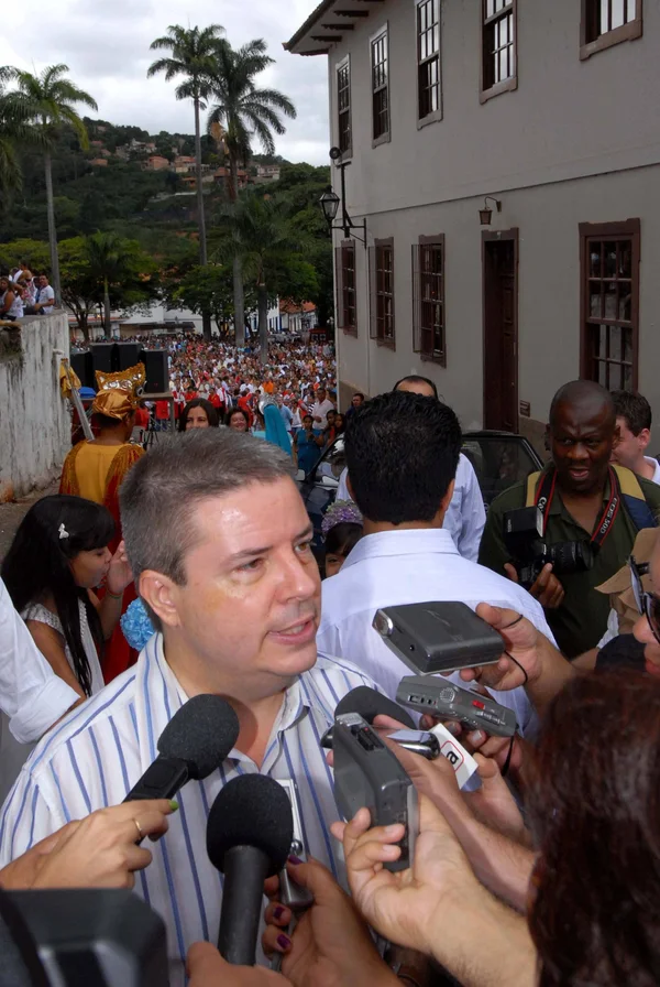 Governador Antonio Anastasia concedeu entrevista em Sabará