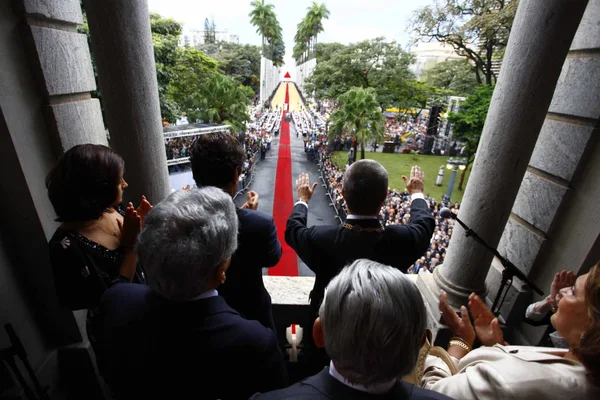 Transmissão de cargo de governador aconteceu no Palácio da Liberdade