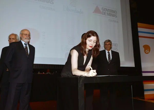 A secretária de Estado de Cultura, Eliane Parreiras, também participou do evento