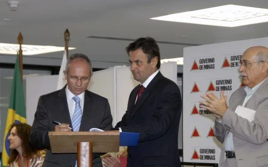 Paulo Hartung, Aécio Neves e José Carlos Carvalho