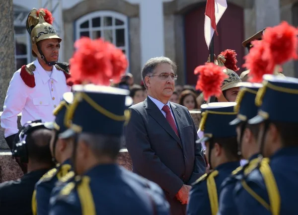 Governador durante a cerimônia de entrega da Medalha da Inconfidência