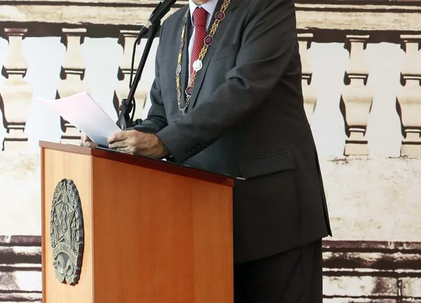 Pronunciamento do governador Fernando Pimentel durante a cerimônia