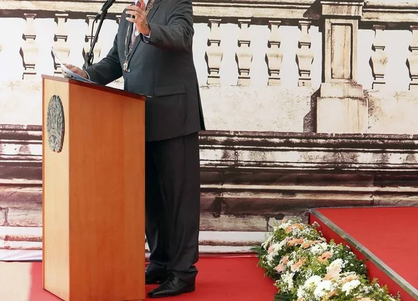 Pronunciamento do governador Fernando Pimentel durante a cerimônia