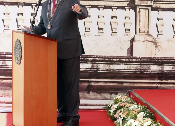 Pronunciamento do governador Fernando Pimentel durante a cerimônia
