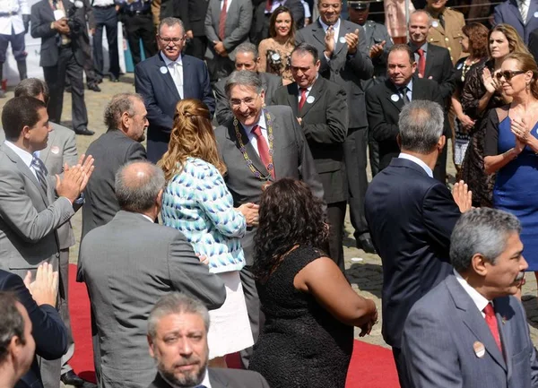 Governador durante a cerimônia de entrega da Medalha da Inconfidência