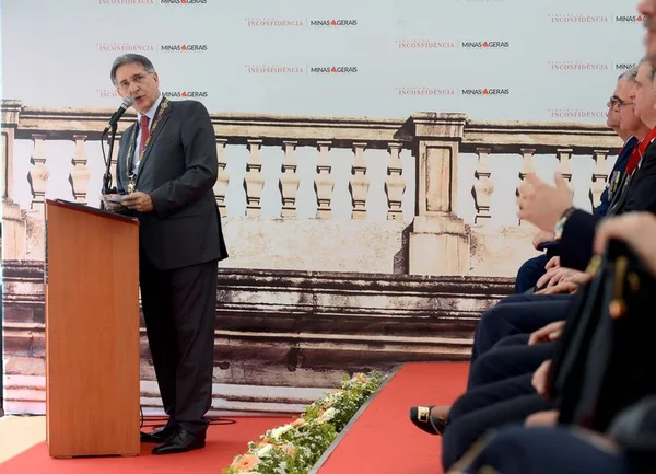 Pronunciamento do governador Fernando Pimentel durante a cerimônia