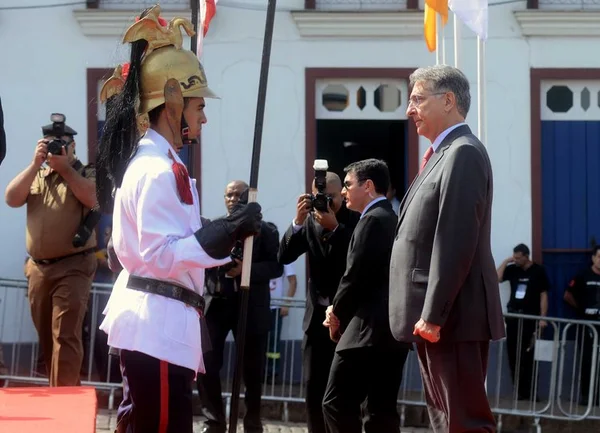 Cerimônia de entrega da Medalha da Inconfidência na histórica Ouro Preto