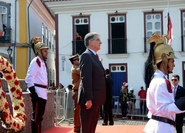 Cerimônia de entrega da Medalha da Inconfidência na histórica Ouro Preto