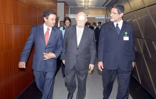 Aécio Neves, José Alencar e Sérgio Gabrielli