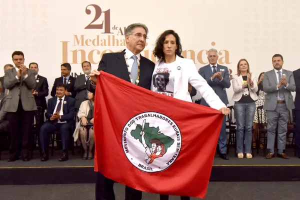 Cerimônia de entrega da Medalha da Inconfidência em Ouro Preto