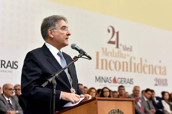 Cerimônia de entrega da Medalha da Inconfidência em Ouro Preto