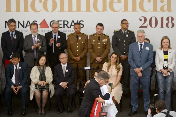 Cerimônia de entrega da Medalha da Inconfidência em Ouro Preto