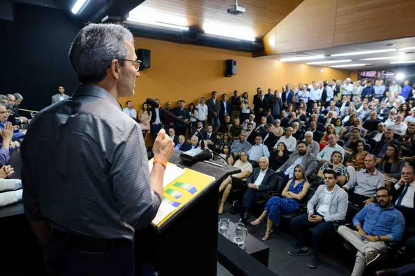 o governador participou da posse da nova presidência da Aciub