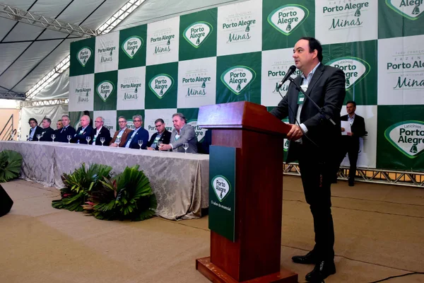 Governador Romeu Zema inaugura nova planta do Laticínios Porto Alegre, em Antônio Carlos