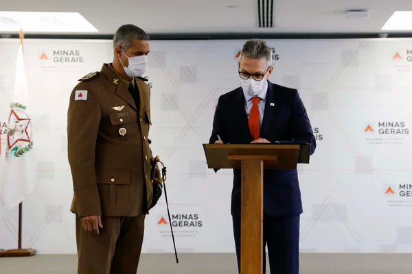 Governador Romeu Zema empossa novo comandante-geral da Polícia Militar de Minas Gerais