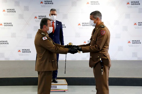 Governador Romeu Zema empossa novo comandante-geral da Polícia Militar de Minas Gerais