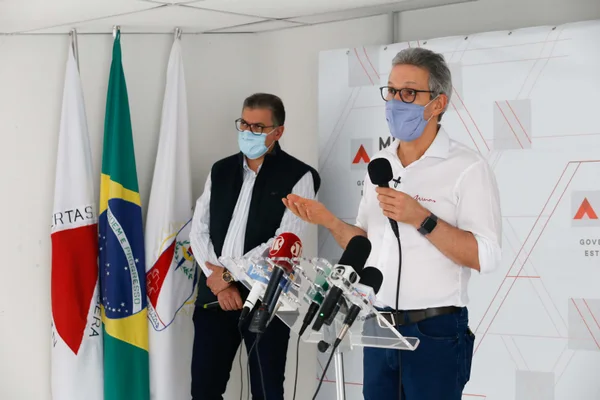 Entrega de respiradores em Coronel Fabriciano