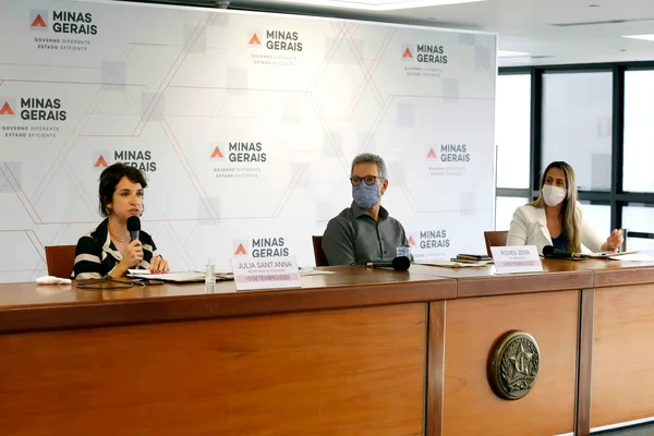 Coletiva à imprensa para apresentação dos dados de Minas no Ideb