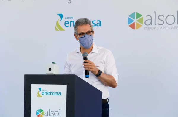 Romeu Zema participa de inauguração de usina solar fotovoltaica em Uberlândia, no Triângulo Mineiro