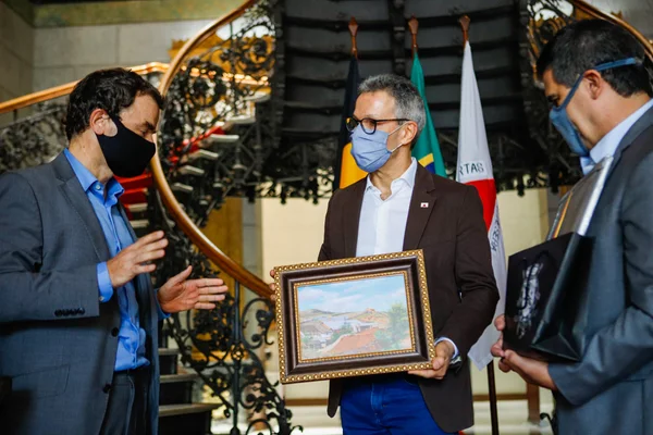 Governador Romeu Zema recebe embaixador da Bélgica no Brasil