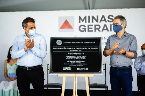 Romeu Zema inaugura escritório da Emater-MG em Moema, no Centro-Oeste mineiro