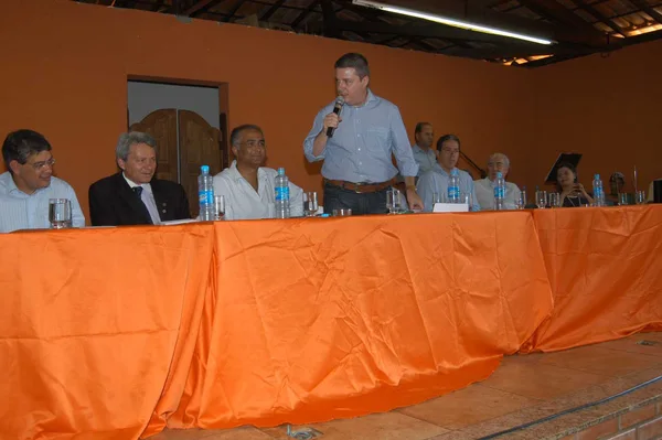 Antonio Anastasia durante pronunciamento na solenidade em Corinto