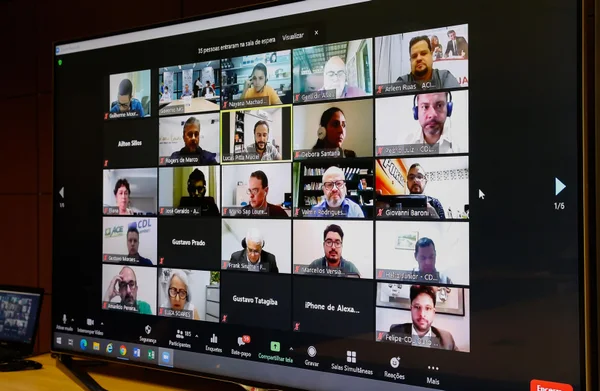 Videoconferência com representantes de setores produtivos