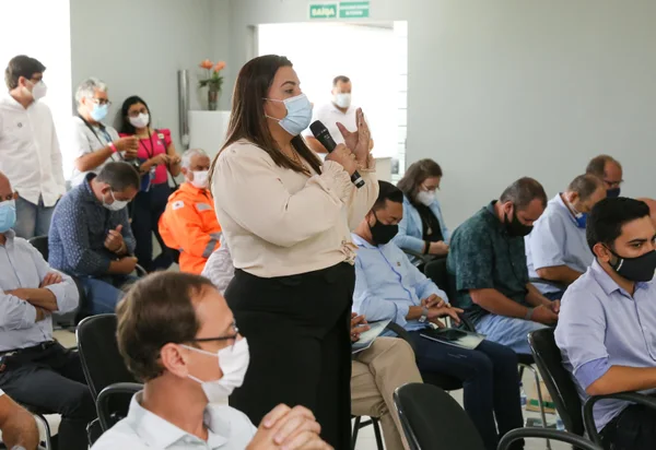 Reunião com prefeitos da microrregião de Governador Valadares