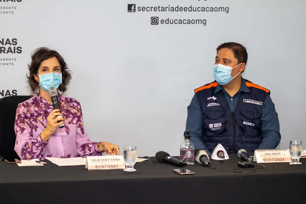 Coletiva sobre retorno das atividades presenciais nas escolas estaduais
